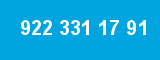 922 331 17 91 922 331 17 91